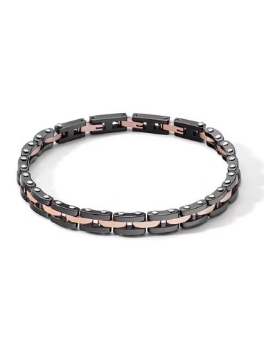 Acquista Bracciale COMETE GIOIELLI Uomo UBR 1042 in acciaio pvd ros...