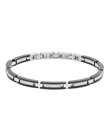 Bracciale COMETE GIOIELLI Uomo UBR 979 in acciaio lucido e satinato...