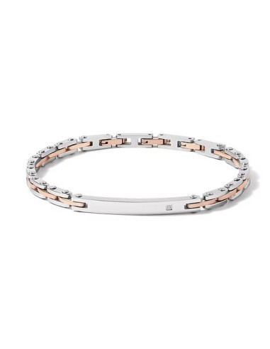 Acquista Bracciale COMETE GIOIELLI Uomo UBR 1081 in acciaio pvd ros...