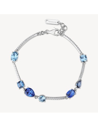 Bracciale semirigido BROSWAY FANCY in argento 925 cristalli bianchi...