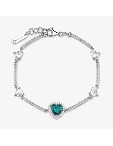 Bracciale semirigido BROSWAY FANCY in argento 925 cristalli bianchi...