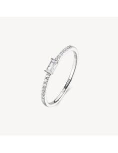Anello BROSWAY FANCY in argento 925 cristalli bianchi FIW167D Misur...