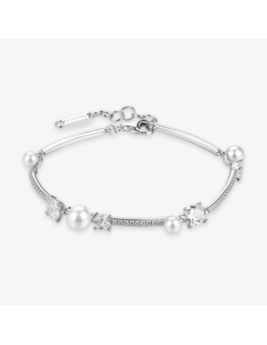 Bracciale semirigido BROSWAY FANCY in argento 925 cristalli bianchi...