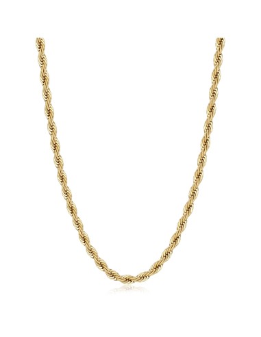 Collana catena torchon S'AGAPO Chunky SHK107 in acciaio 316L dorato...