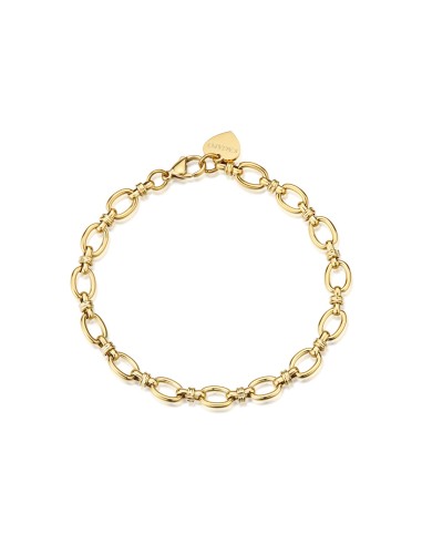 Bracciale catena S'AGAPO Chunky SHK117 in acciaio 316L dorato only ...
