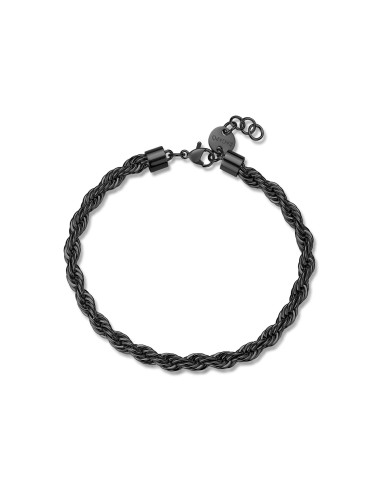 Bracciale Uomo catena torchon S'AGAPO Ripple SRP93 in acciaio 316L ...