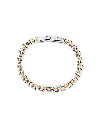 Bracciale Uomo S'AGAPO Ripple SRP99 in acciaio 316L e pvd oro only ...