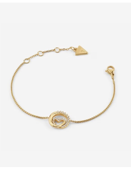Bracciale GUESS Iconique in acciaio dorato JUBB05527JW YG only 40,0...