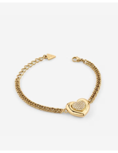 Bracciale GUESS Love in acciaio dorato JUBB05456JW YG only 56,00 € ...