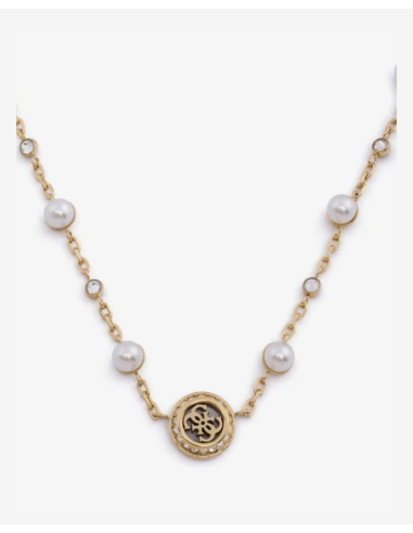 Collana GUESS Tiny Perly in acciaio dorato JUBN05515JW YG only 60,0...