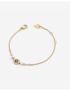 Bracciale GUESS Tiny Perly in acciaio dorato JUBB05516JW YG only 44...