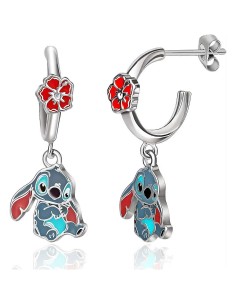 Orecchini pendenti DISNEY Stitch in ottone e smalti EF00973RL.CS