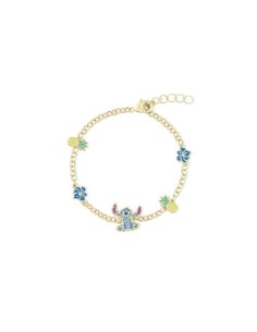 Bracciale DISNEY Stitch in ottone dorato e smalti BF00716YRWL-65.CS