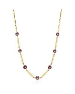 Collana BROSWAY Affinity BFF159 in acciaio 316L dorato con cristalli Swarovski iris