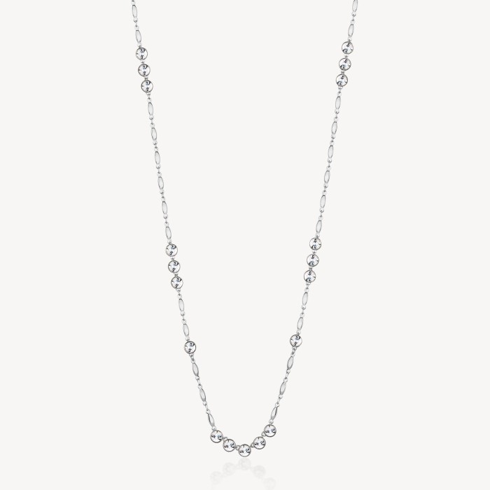 Collana lunga BROSWAY Affinity BFF154 in acciaio 316L con cristalli Swarovski