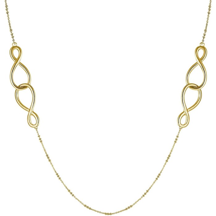 Collana lunga Brosway Ribbon BBN20 in acciaio 316L dorato