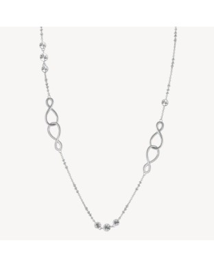 Collana lunga Brosway Ribbon BBN17 in acciaio 316L con cristalli