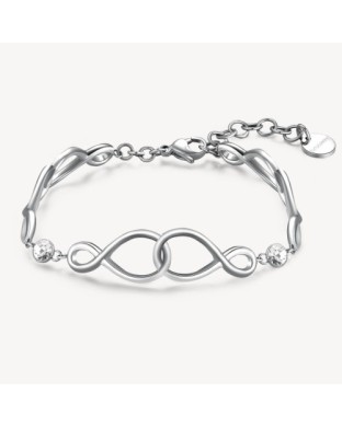 Bracciale Brosway Ribbon BBN25 in acciaio 316L con cristalli