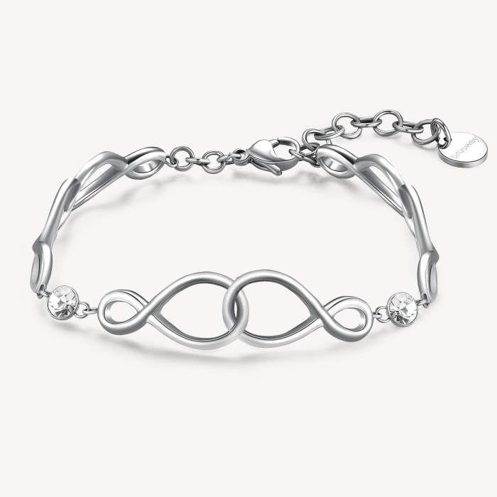 Bracciale Brosway Ribbon BBN25 in acciaio 316L con cristalli