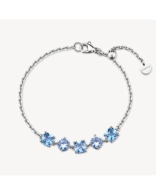 Bracciale BROSWAY Dreaming BIG12 in acciaio 316L e cristalli sapphire