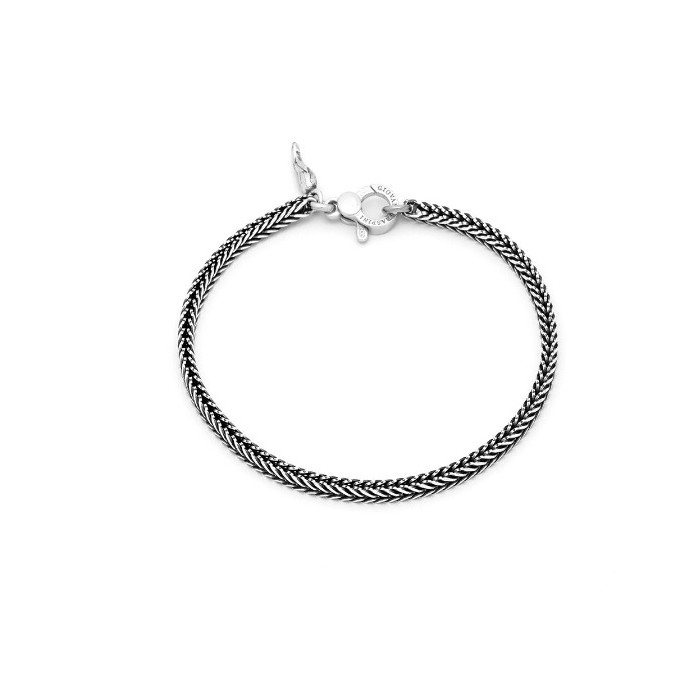 Bracciale Uomo GIOVANNI RASPINI Treccia quadra piccola 11867L in argento 925