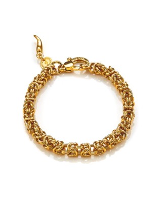 Bracciale GIOVANNI RASPINI Bizantina Piccola 08154 in argento 925 dorato