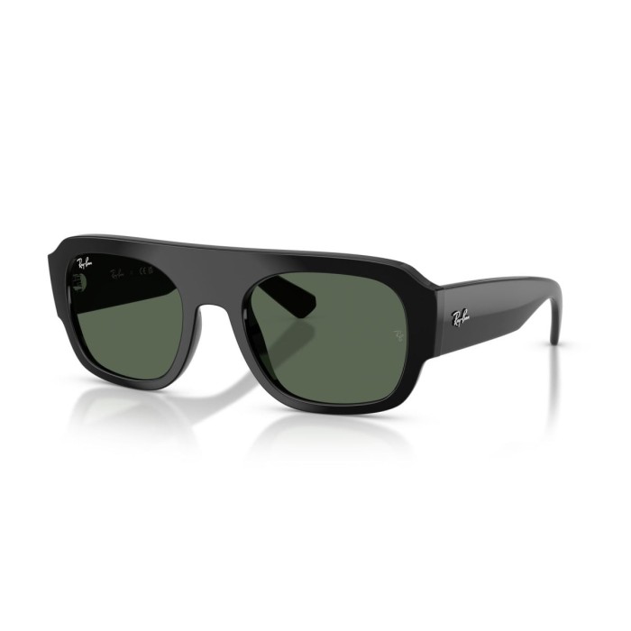 Occhiali sole RAY-BAN RB2218 667771 55 Black Dark Green
