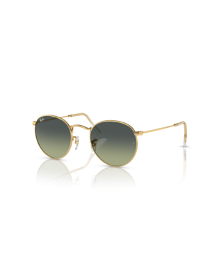Occhiali sole RAY-BAN Round Metal RB3447 001/BH 50 Arista Gold Vintage Green