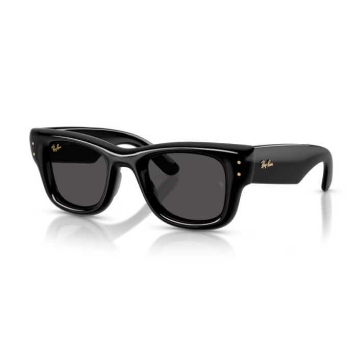 Occhiali sole RAY-BAN Wayfarer Puffer ASAP Rocky RB4940 601/87 50 Black Ultra Black