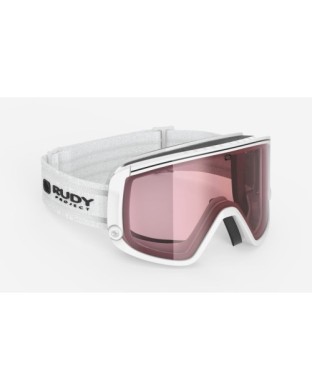 Maschera da Sci RUDY PROJECT Spincut White Gloss Kayvon Red DL MK212169-0000