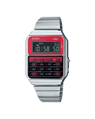 Orologio CASIO Vintage CA-500WE-4BEF Silver/Black Red