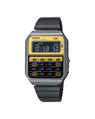 Orologio CASIO Vintage CA-500WEGG-9BEF Ruthenium/Black Yellow