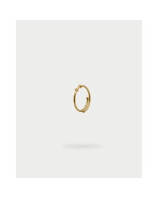 Anello Base regolabile RUE DES MILLE Charmbar in argento 925 dorato CB-AN