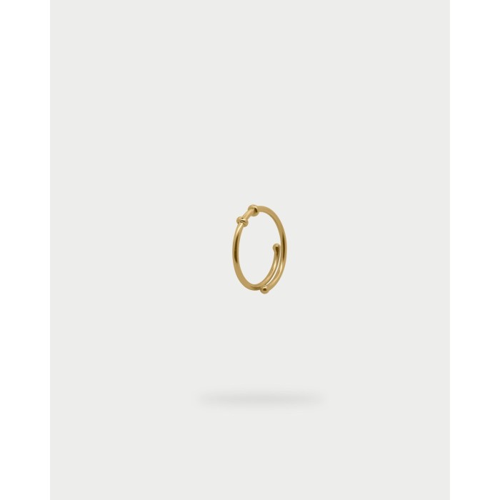 Anello Base regolabile RUE DES MILLE Charmbar in argento 925 dorato CB-AN