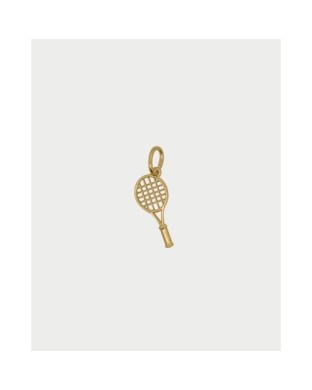 Charm Tennis Lover RUE DES MILLE Charmbar in argento 925 dorato CB-CN 62