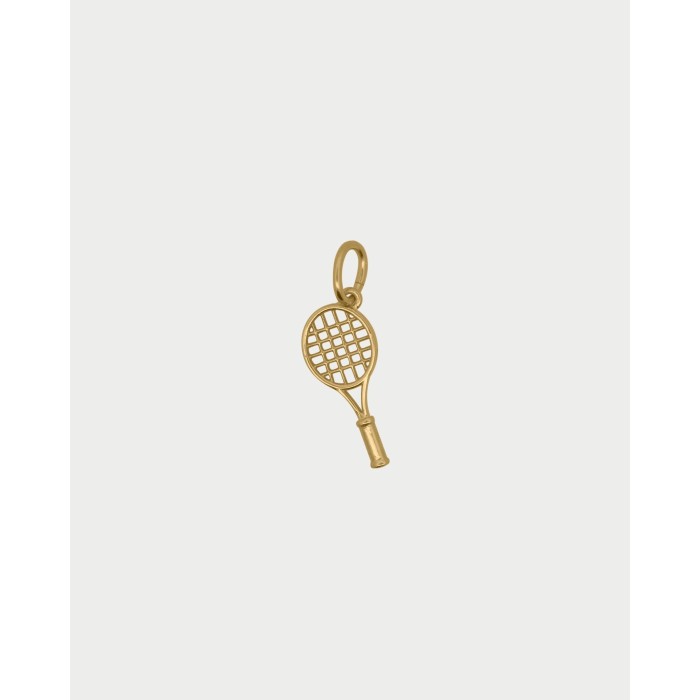Charm Tennis Lover RUE DES MILLE Charmbar in argento 925 dorato CB-CN 62