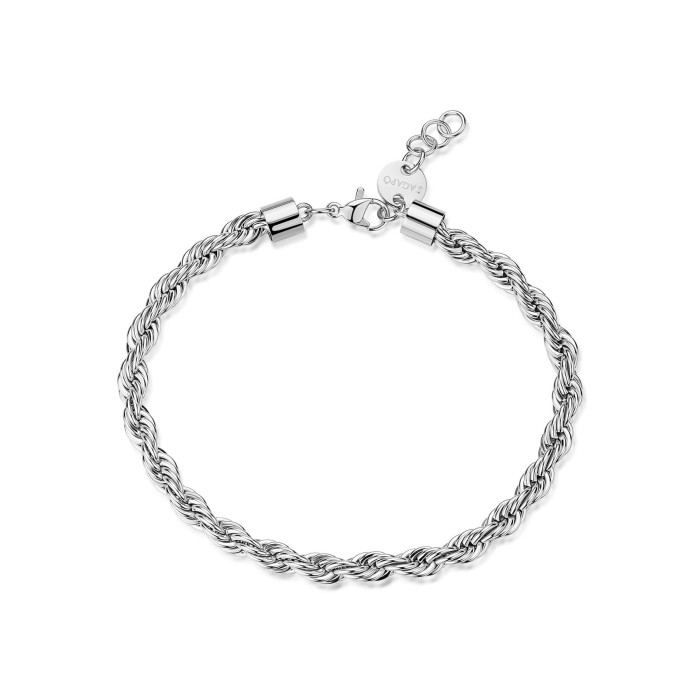 Bracciale Uomo S'AGAPO Ripple SRP92 in acciaio 316L catena torchon