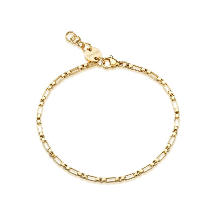 Bracciale Uomo S'AGAPO Ripple SRP96 in acciaio 316L dorato