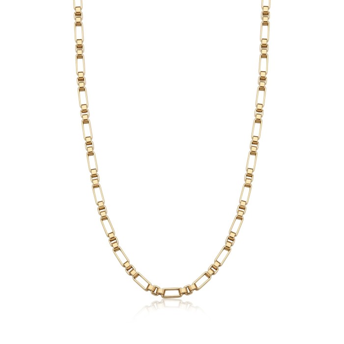 Collana Uomo S'AGAPO Ripple SRP91 in acciaio 316L dorato