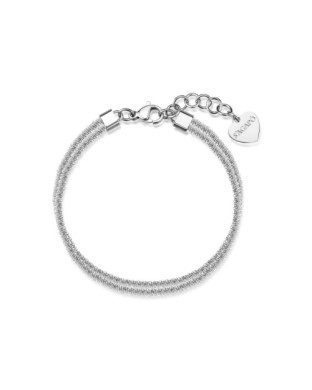 Bracciale doppio filo S'AGAPO Chunky SHK112 in acciaio 316L