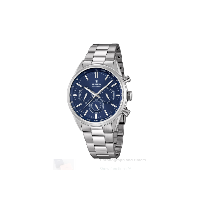 Orologio FESTINA Timeless Chronograph F20742/1 Azzurro con cinturin...