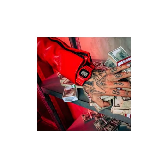 Orologio CASIO SFERA EBBASTA X G-SHOCK DW-5600SFE25-4ER Red