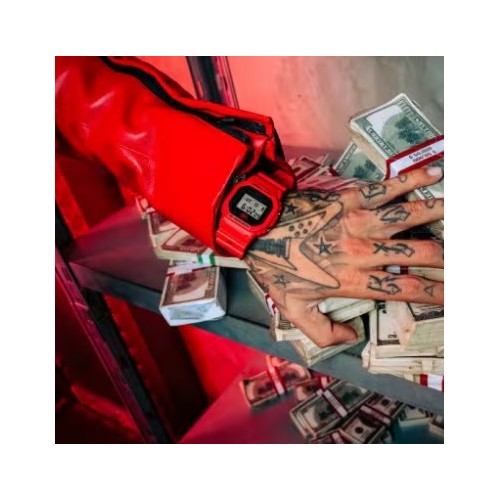 Orologio CASIO SFERA EBBASTA X G-SHOCK DW-5600SFE25-4ER Red