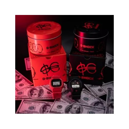 Orologio CASIO SFERA EBBASTA X G-SHOCK DW-6900SFE25-1ER Black