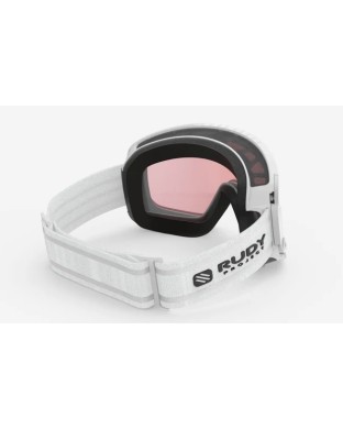 Maschera da Sci RUDY PROJECT Spincut White Gloss Kayvon Red DL MK212169-0000 2