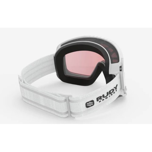 Maschera da Sci RUDY PROJECT Spincut White Gloss Kayvon Red DL MK212169-0000