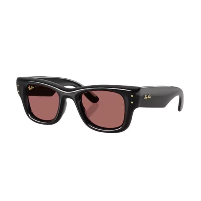 Occhiali sole RAY-BAN Wayfarer Puffer ASAP Rocky RB4940 601/69 50 Black Violet