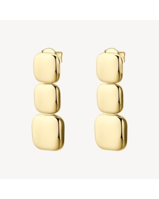 Orecchini pendenti BROSWAY Muse BUE24 in acciaio dorato