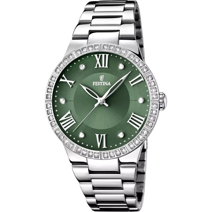 Orologio FESTINA Boyfriend F16719/5 Verde con cinturino in acciaio