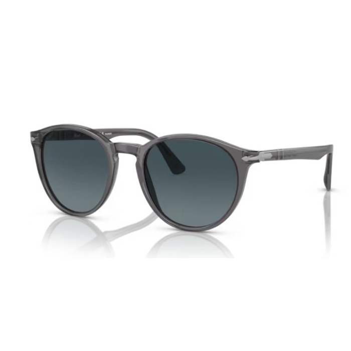 Occhiali da sole PERSOL PO3152S Transparent Grey Light Blue Gradient Dark Blue 1196S3 52